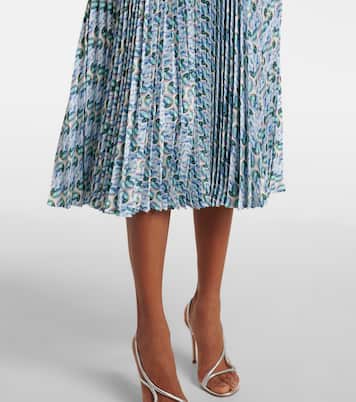 Printed twill midi dress | Tory Burch