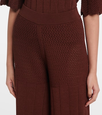 Pantalones anchos Récit en mezcla de algodón | Eres