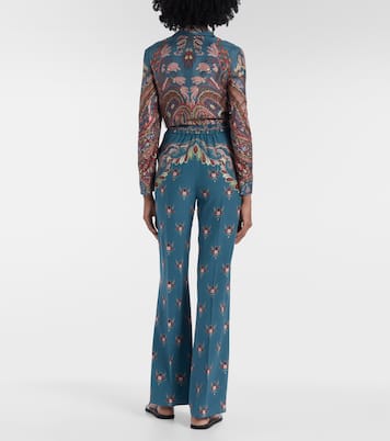 Bedruckte Schlaghose aus Seide | Etro