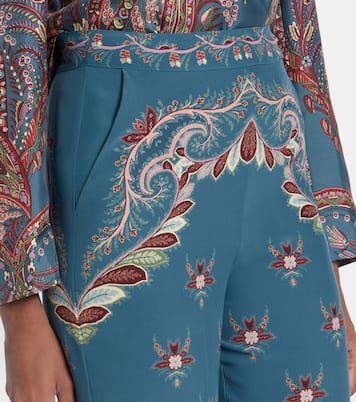 Bedruckte Schlaghose aus Seide | Etro