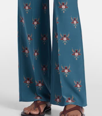 Bedruckte Schlaghose aus Seide | Etro