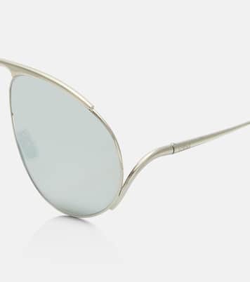 Signature oversized aviator sunglasses | Loewe
