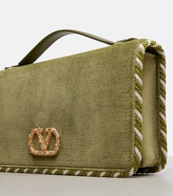 VLogo velvet wallet on chain | Valentino Garavani