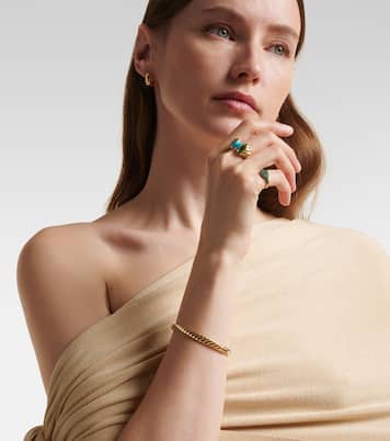 Sculpted Cable 18kt gold bangle | David Yurman