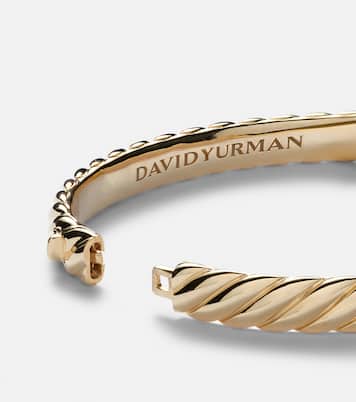 Sculpted Cable 18kt gold bangle | David Yurman