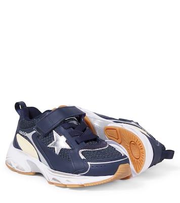 Lightstar leather-trimmed sneakers | Golden Goose Kids