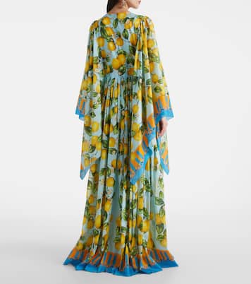 Caftano Taormina in cotone con stampa | Dolce&Gabbana