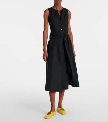 Robe portefeuille en coton | Loewe