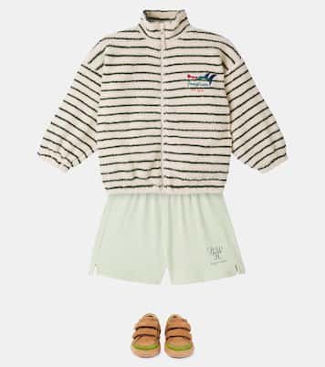 X RHW Bestickte Jacke aus Teddyleece | Konges Sløjd