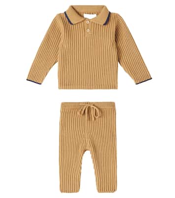 Baby Set Oscar aus Polopullover und Hose  | Bebe Organic