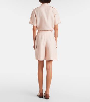 Linen Bermuda shorts | Loro Piana