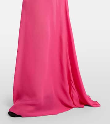 Cutout ruffled jersey gown | Alaïa