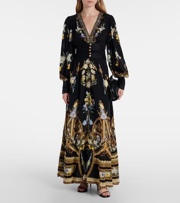 Maxikleid Ottoman Elegance aus Seide | Camilla