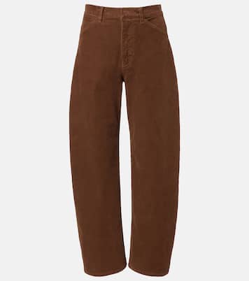 Tribeca cotton-blend corduroy barrel-leg pants | Nili Lotan