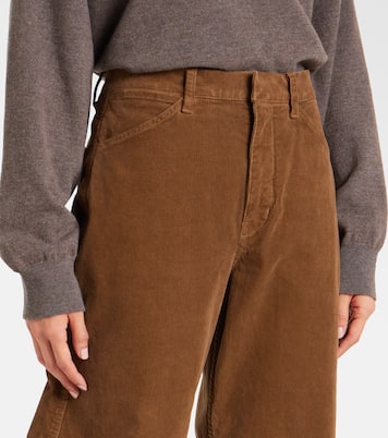 Tribeca cotton-blend corduroy barrel-leg pants | Nili Lotan