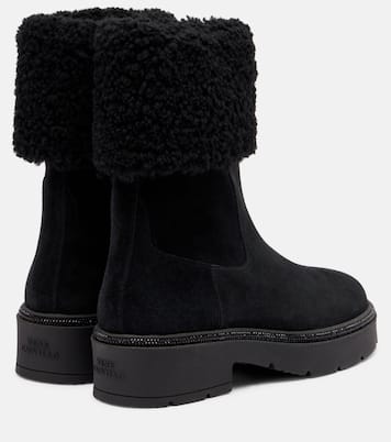 Embellished suede Chelsea boots | Rene Caovilla