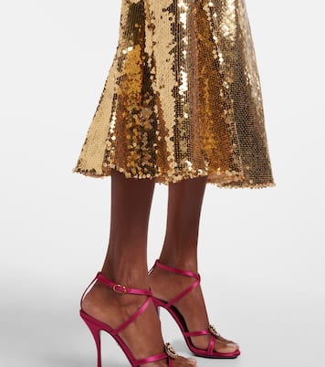 Vestido bustier con lentejuelas | Dolce&Gabbana