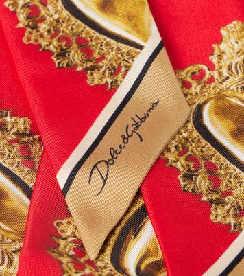 Tuch aus Seiden-Twill | Dolce&Gabbana