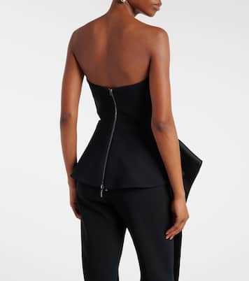 Frame peplum satin top | Maticevski