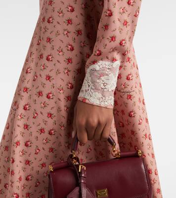 Floral silk-blend midi dress | Dolce&Gabbana