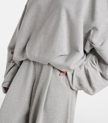 Draped cotton jersey sweatshirt | Dries Van Noten