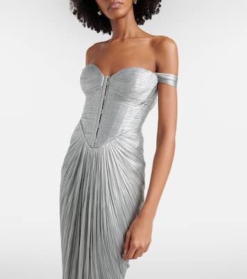 Susie silk tulle bustier gown | Maria Lucia Hohan
