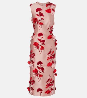 Floral-appliqué cocktail dress | Erdem