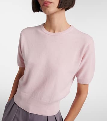 Pullover cropped in lana e cashmere | Jil Sander