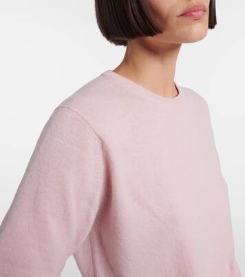 Pullover cropped in lana e cashmere | Jil Sander