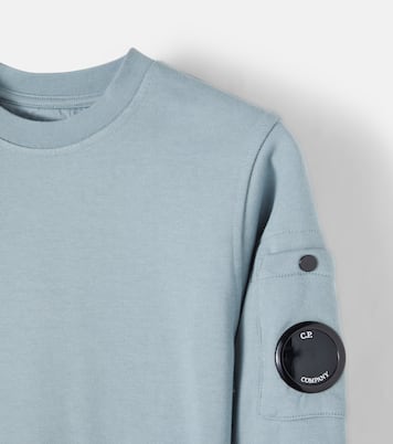 Lens cotton jersey sweatshirt | C.P. Company Kids