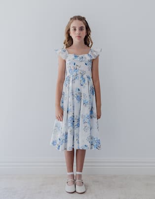 Kleid aus Baumwoll-Voile | Petite Amalie  