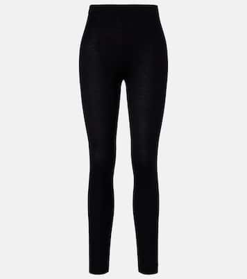 Wool, cashmere, and silk leggings | Saint Laurent