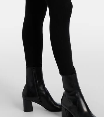 Wool, cashmere, and silk leggings | Saint Laurent