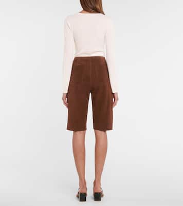 Bermuda in suede | Toteme