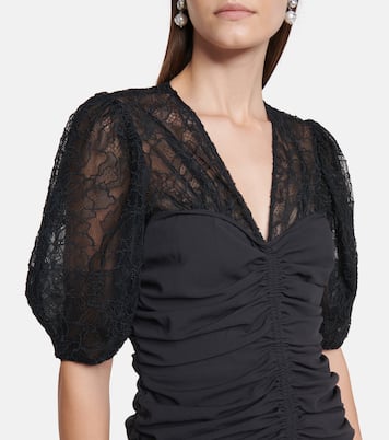 Mikaela lace-trimmed minidress | Simkhai