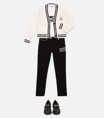 Wool knitted cardigan | Dolce&Gabbana Kids