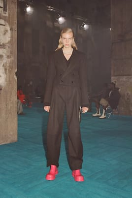 Double-breasted wool-blend blazer | Bottega Veneta