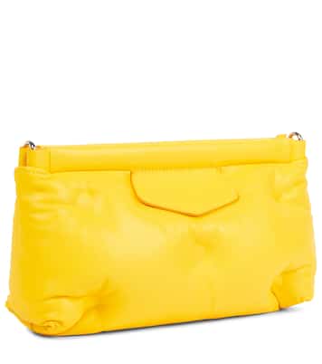 Red Carpet Glam Slam leather clutch | Maison Margiela