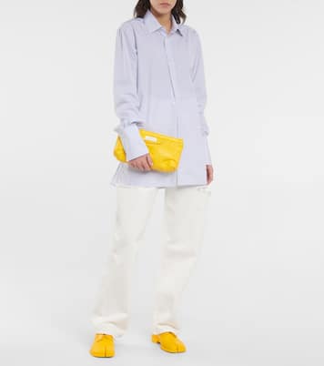 Red Carpet Glam Slam leather clutch | Maison Margiela