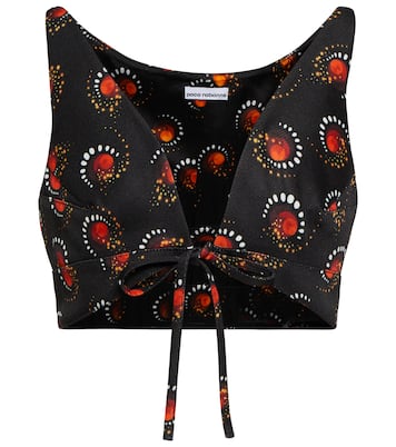 Bedrucktes Cropped-Top | Rabanne