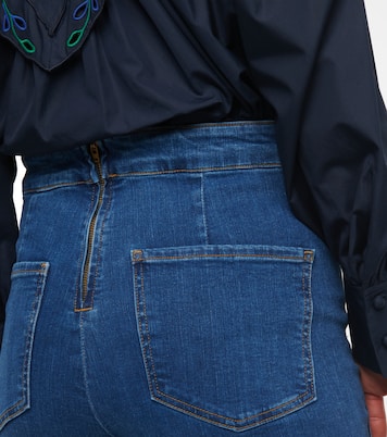 Jeans anchos Sailor Snap de tiro alto | Frame