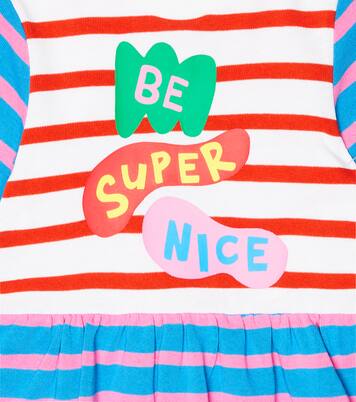 Baby - Abito in cotone a righe | Stella McCartney Kids