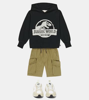 Moz printed cotton hoodie | Molo