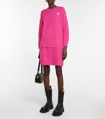 Minigonna in lana a trecce | Patou