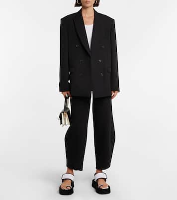 Sandali in neoprene e suede con platform | Wardrobe.NYC