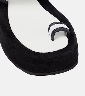 Sandali in neoprene e suede con platform | Wardrobe.NYC