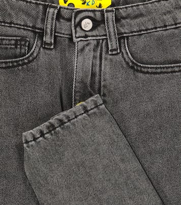 Logo straight jeans | Off-White Kids