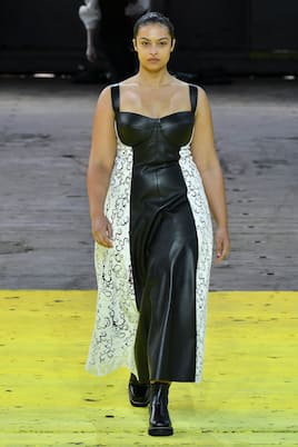 Robe midi Abami en cuir | Gabriela Hearst