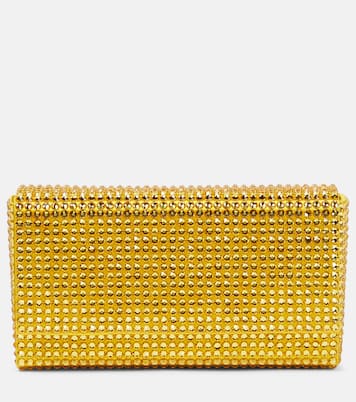 Pochette Paloma Micro en satin à ornements | Amina Muaddi