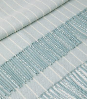 Pinstriped cashmere throw | Loro Piana